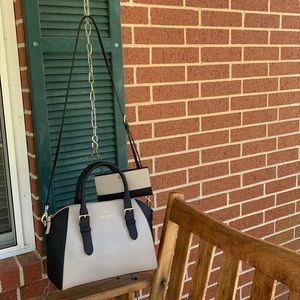 Black and Beige Bag and Wallet with dust bag